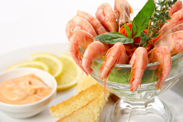 Boiled shrimp