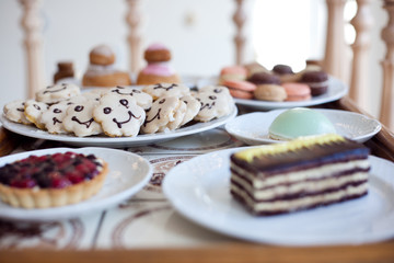 tray with sweets