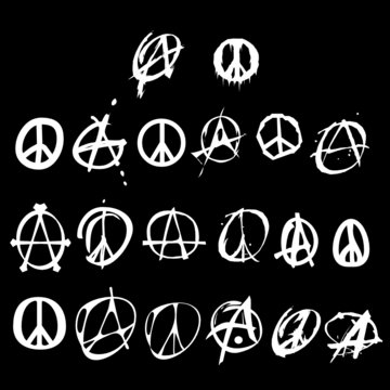 logo anarchy peace 20 items