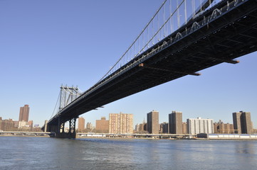 Naklejka na ściany i meble Pont Manhattan Bridge