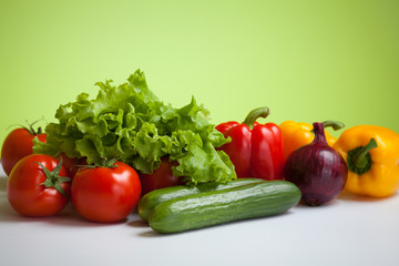 fresh vegetables still life