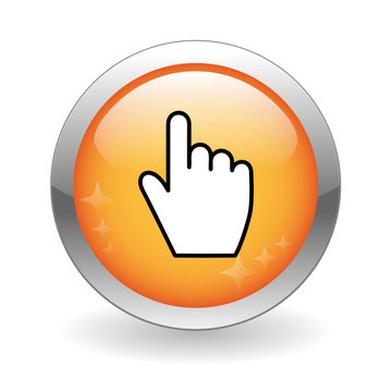 "CLICK HERE" Web Button (connection mouse cursor icon go ok yes)