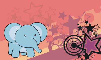 elephant baby cartoon background