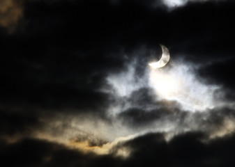 Real sun eclipsis