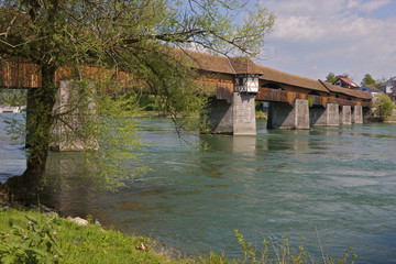 Fototapeta na wymiar Bad Säckingen drewniany most