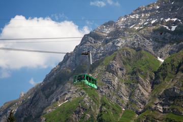 Cable car in alps