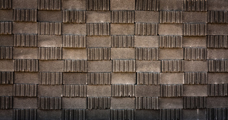 Gray brick block pattern