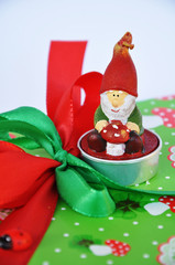 Fliegenpilze mit Zwerg