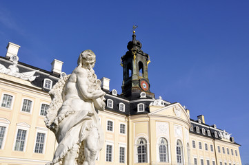 Fototapeta na wymiar Hubertusburg Schloss