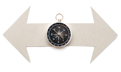 Cardboard navigation arrows