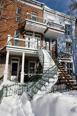 Fototapeta premium Condo hiver
