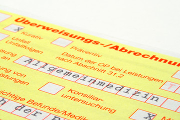 Überweisung