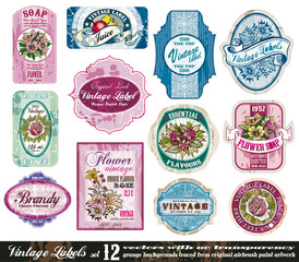 Vintage Labels Collection - Set 12
