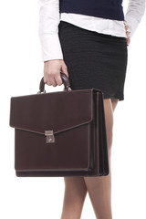 woman with a briefcase