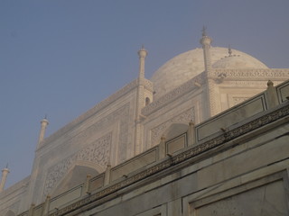 Taj Mahal en la India
