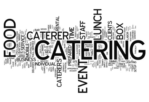 Word Cloud "Catering"
