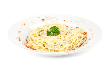 Pasta with parmesan