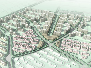 abstract residential community