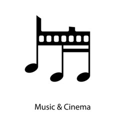 Logo Music and Cinema # Vector