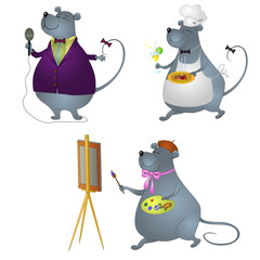 Rat professionals, set