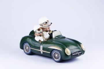 Posing Meerkat figurine