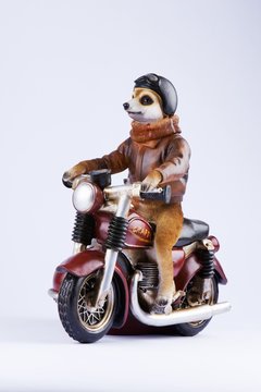 Posing Meerkat figurine