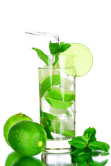 mojito on white