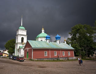Cloister buildings.