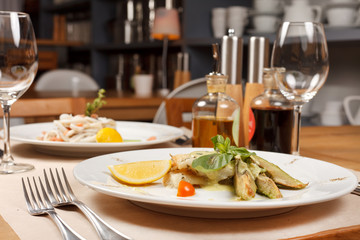 fish with avocado