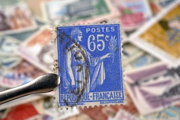timbres - 65c - philatélie France