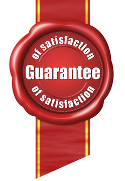 seal guarantee of satisfaction button