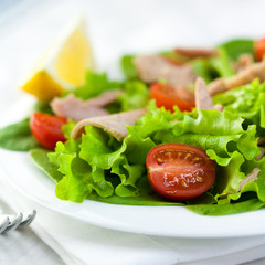 Closeup of delicious tuna salad