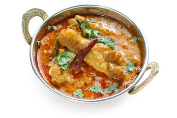 Afwasbaar Fotobehang Gerechten chicken curry , indian dish