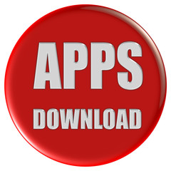 Button rot rund APPS DOWNLOAD