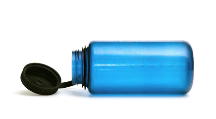 used plastic flask