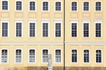 Obraz premium Schlosshof Hubertusburg Detail