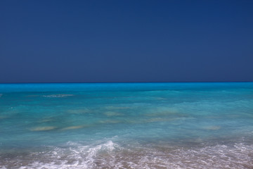 Fototapeta na wymiar Incredible color sea (Greece)