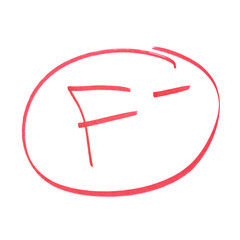 F Minus Grade