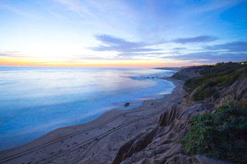 Fototapeta na wymiar Laguna Beach o zachodzie słońca