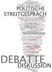 Fototapeta premium Debatte
