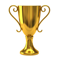 Gold cup of the winner