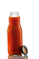 Tomatensaft in Flasche