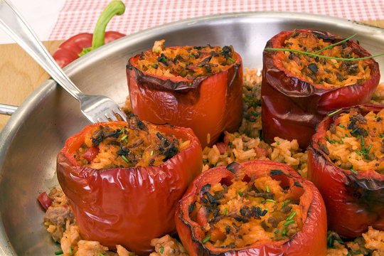 gef&uuml;llte Paprika