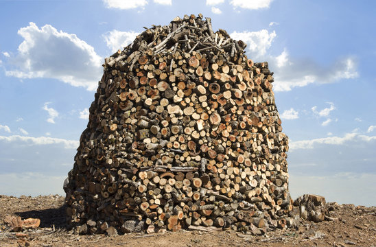 Holzstapel