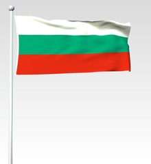 037 - Bulgarische Flagge - Render