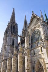 Fototapeta na wymiar Katedra - Regensburg, Niemcy