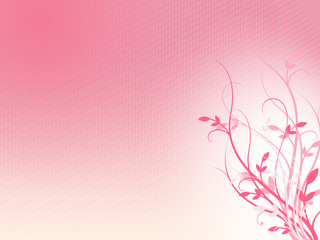 Flourish Pink Background