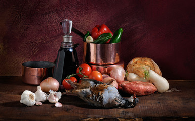 Pictorial still life of game - 31008482