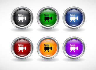 Buttons for web. Vector.