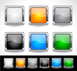 Buttons for web. Vector.